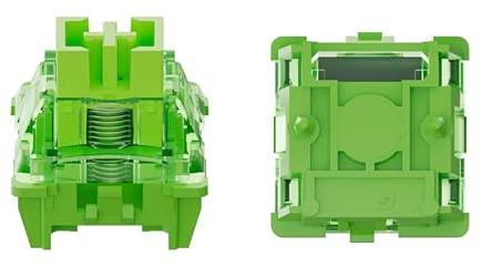 GATERON Magnetic Green Dragon Keyboard Switches, Linear Factory Pre-lubed Freely Setting Pre-Travel 20mm Longer Spring Key Switches for Magnetic Gaming Keyboard (70)
