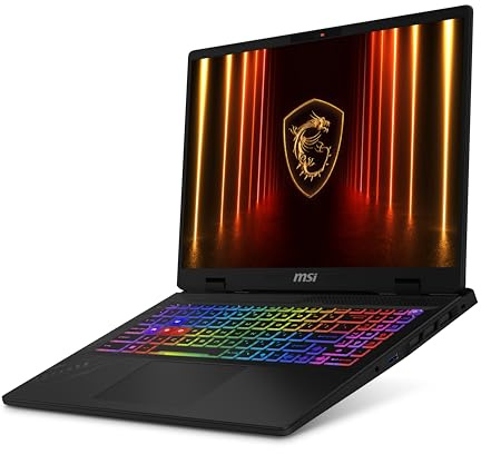 msi Crosshair A16 HX 16” QHD+ 240Hz Gaming Laptop – AMD Ryzen 9 8940HX, NVIDIA GeForce RTX 5060, 16GB DDR5, 1TB NVMe SSD, Wi-Fi 6E, USB-C, Windows 11 D8WFKG-090US