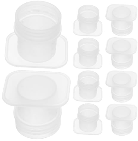 SOIMISS Juego de Herramientas para Apicultura 20 Piezas Dispensador y Bebederos para Colmenas con Abertura de 3 CM Dispositivo de Hidratación y Alimentación para Abejas Kit para