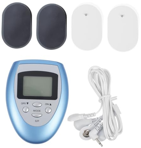 CONGARTENO Masajeador Eléctrico para Cuello y Hombros Aparato de Fisioterapia Corporal Compacto y Ligero Instrumento de Terapia Cervical Azul Alivio Muscular y Mejora Circulación