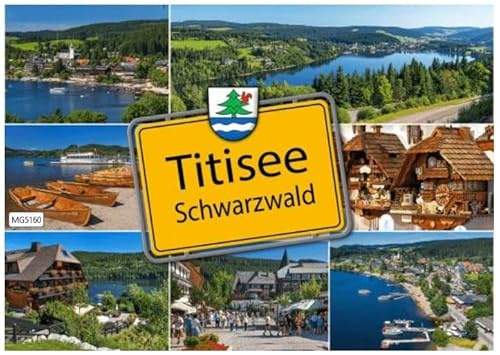 Titisee Schwarzwald Black Forest Ortsschild Foto Magnet Souvenir Germany