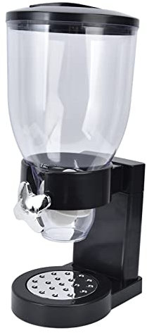 Dispensador de Cereales, Dispensador de Granos Transparente de 17.5 Oz Dispensador de Alimentos Secos Contenedor de Almacenamiento de Arroz Dispensador de Alimentos para Mascotas