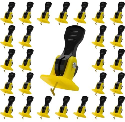 Fliesen Nivelliersystem 2mm 100 Stücke Fliesenverlegehilfe Wiederverwendbare Nivellierhilfe Fliesenwerkzeug für Fliesenfugen Nivelliersystem, Carrelage Leveling Wand und Bodenfliesen