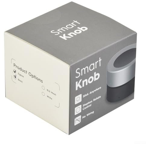 Besttoolifes For ZigBee Smart Wireless Switch, 2 Way Control Supports To Create Smart Scenes | Battery-Powered | Compatible Smart App For Intelligent Dimming Lights In Your Home