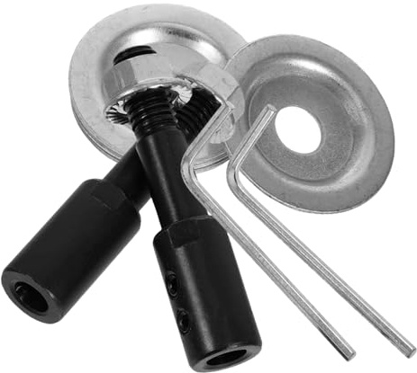 STOBAZA 2 juegos Adaptador de Eje para Esmeril de Banco Extensión Robusta para Rueda de Molienda y Soporte de Rueda de Pulido Accesorio Multifuncional para Amoladora y Desbaste Bricolaje