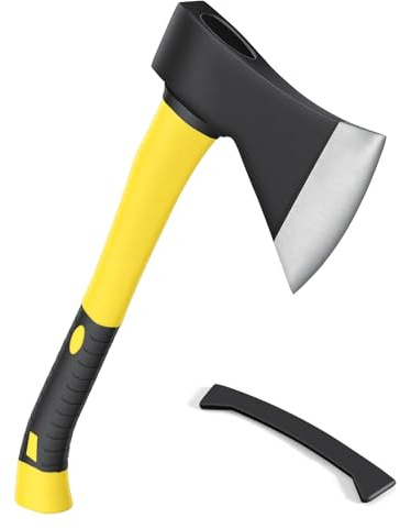 16 Axe Ultra- Hatchet-Camping Axe Lightweight (2.4lbs) | Forged High-Carbon Steel, Ergonomic Handle for Outdoor Splitting & Hammering