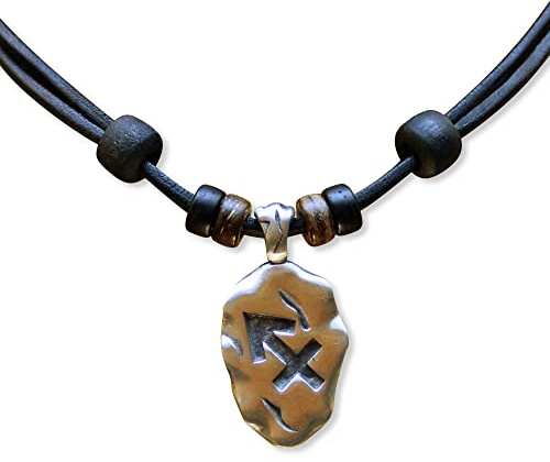 HANA LIMA 1 von 12 Sternzeichen Tierkreiszeichen an verstellbarer Halskette Horoskop Horoscope Lederkette Surferkette I - Schütze (Sagittarius) / 23. November - 21. Dezember