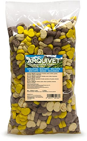 ARQUIVET Galletas para Perros Smiles 10 Kg- Snacks para Perros - Chuches, golosinas, premios, recompensas y chucherías para Perros - Mejores Snacks para Perro