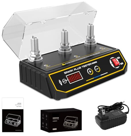 VKALTUL SPT301, tester per candele di accensione con 3 fori, 200~9000 rpm, alta efficienza, display digitale, custodia protettiva, plug and play per veicolo
