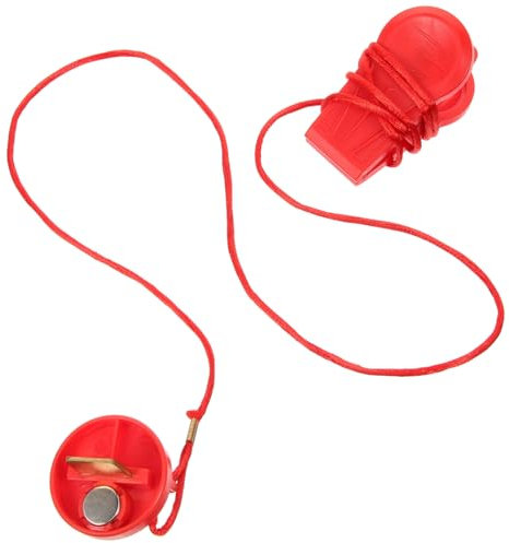 BESPORTBLE Emergency Stop Switch Safe Treadmill Gym Key Cable Handles Gym Equipment Grips Belt Chain Tricep Cable Attachment Security Limit Switch Cable Machine Button Abs Red