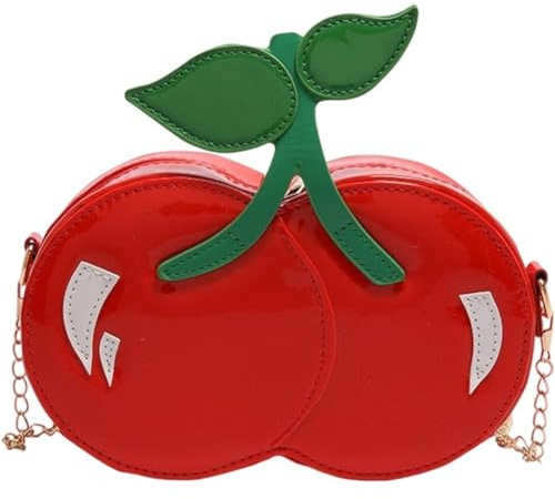 HiyyFloy Kirschförmige Umhängetasche Kette, Lässige Umhängetasche Für Damen, Vielseitige Handtasche, Reise-, Einkaufs- Und Pendlertasche Für Mädchen