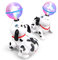 Vaguelly 1 Pieza Juguetes para Cachorros Juguetes para Juguetes Musicales Brillante Baile Pelota Móvil para Perros. Juguete De Música Perro De Juguete Eléctrico Blanco
