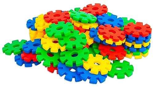 Betzold - Steckblumen groß, 100-tlg. - Konstruktions-Spielzeug Steck-Spiele