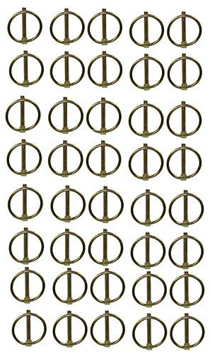 6 mm Lynch-Pins, Clips, Verbindungsstifte, Verriegelungsstifte, Traktoren, Anhänger, 40 Stück