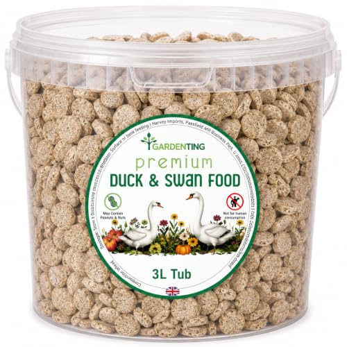 Garden Ting Premium Duck and Swan Food, 3L Tub