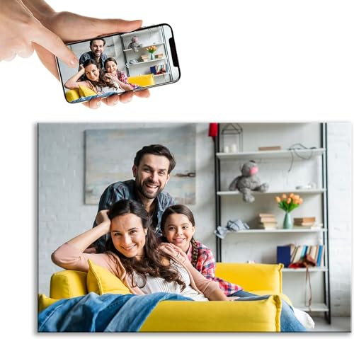 OOPS ORIGINALOOPS.ES Cuadro personalizado con tu foto -. Impresión en foto lienzo sobre bastidor de madera de pino (30x20)