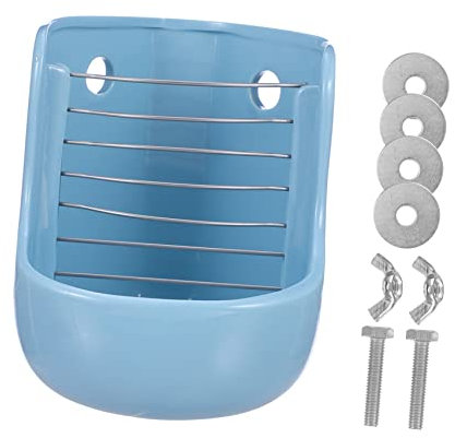 minkissy Kleintier Futterspender Antikipp-futternapf Für Meerschweinchen Kaninchen Chinchillas Stabiler Abnehmbarer Heu Und Futterhalter Für Käfige Zur Minimierung Von Abfall