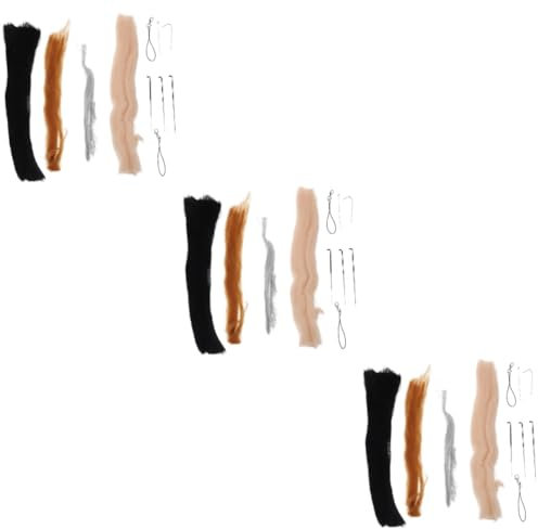 EXCEART 3ensembles Kit De Feutrage à Aiguille Pour Animaux Ensemble Complet Avec Outils Et Instructions Parfait Pour Débutants Activité Manuelle Amusante Pour Garçon Fille Et Adultes