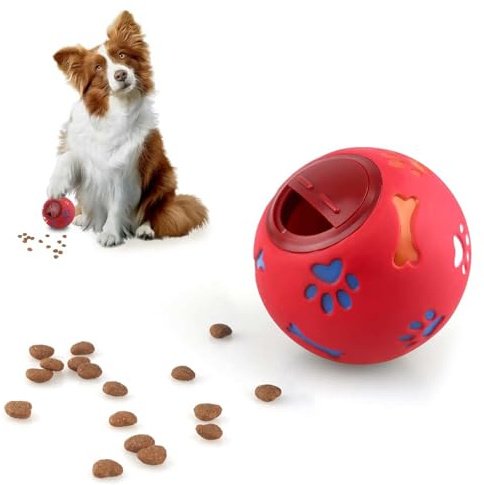 JYTDBCS Dog Puzzle Feeder Toy Ball - Slow Feeder, Interactive Dog Toy, Treat Dispenser