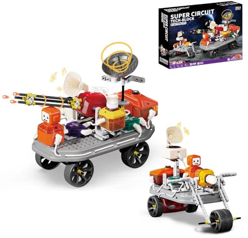Kit Elettronica ed Esperimenti 230+ Circuiti e 20 Modelli 3D, 226 Pezzi STEM con Specchio Infinito, Giocattolo Educativo per Bambini 8+ Anni, Scatola per Esperimenti Elettronica, per Ragazzi e Ragazze