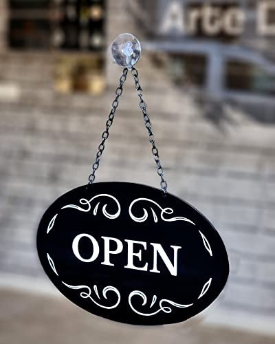 Prodotto Öppet stängt öppet stängt skylt, metakrylat dörrskylt dubbelsidig väggskylt för butik café restaurang pub bar
