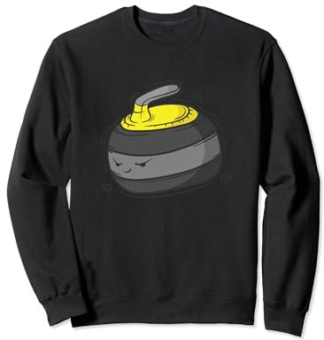 Curling Wintersport Stein Curling Besen Sweatshirt