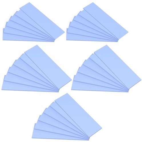 Thermal Pad, 30 Stücke Wärmeleitende Silikonpads, Silikon Thermal Pad Für CPU, 67 x 20 mm Silikon Wärmeleitpad, Dick 0,5/1/1,5/2/3mm, Wärmeleitend Silikon Pad Für CPU, Wärmeleitfähige Silikonkissen