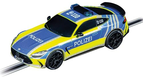 Carrera 64254 AMG Mercedes GT 63 Polizei Échelle 1:43 Voiture de Course analogique GO!!! Slot Car Toy Race Track Sets