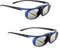 2X Hi-Shock Deep Heaven 3D Brille - kompatibel mit Sony, Samsung, Panasonic 3D TV & 3D-RF Beamer | SSG-3570CR, TDG-BT500A, TY-ER3D5ME / ER3D6ME