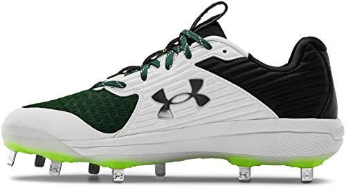 Under Armour Herren Yard MT Baseballschuh, Weiß (102)/Forest Green, 40 EU