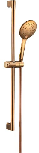 Essebagno Luisa Barra de ducha 3 piezas cobre cepillado