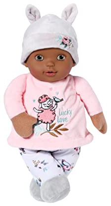 Baby Annabell Sweetie For Babies 706435-30cm Doll with Super Soft Fabric Body & Rattle for New-born and Infants - Includes Built-in Rattle - Hand Washable - Suitable from Birth, Multicolor