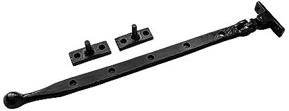 Window Casement Stay Tear Drop 250mm 10 Black Antique Cast Iron