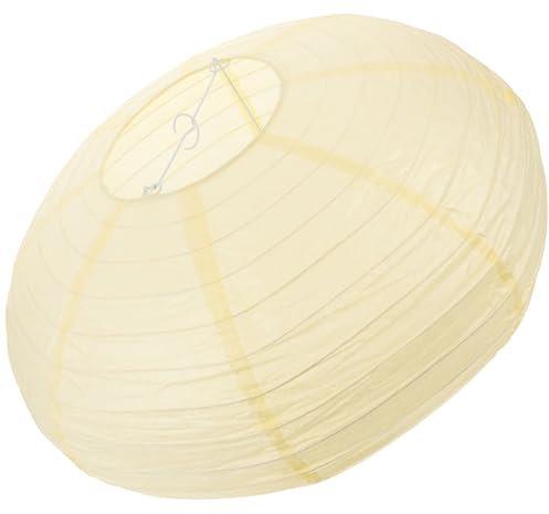 HOLIDYOYO Paralume Lanterna Di Carta Ovale Rotondo Paralume A Sospensione In Carta Di Riso 40 Cm Cinese Giapponese Coperture Per Lampadari Protezione Per Lampadario A Soffitto