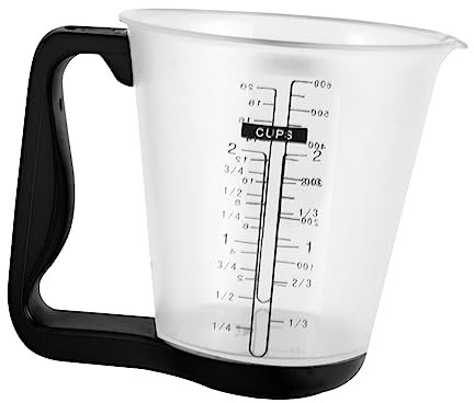 TOPBATHY tazza di alimentazione del latte caraffe graduate in misurino bilancia alimentare digitale bilancia alimentare da cucina cibo misurini per liquidi brew strumento di misura