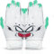 FINGER TEN American Football Gloves Handschuhe Fußball Empfangshandschuhe für Jugendliche Upgrade Atmungsaktive Flexible Empfangshandschuhe Geschenk für Kinder Jungen Mädchen (Weiß, M)