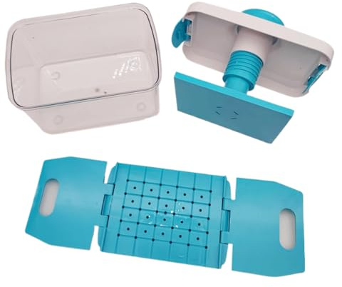 AMISENK Máquina de prensa Paneer fácil de usar, hecha a mano, adecuada para crear paneer suave con prensa de cuajada de frijoles a presión ajustable