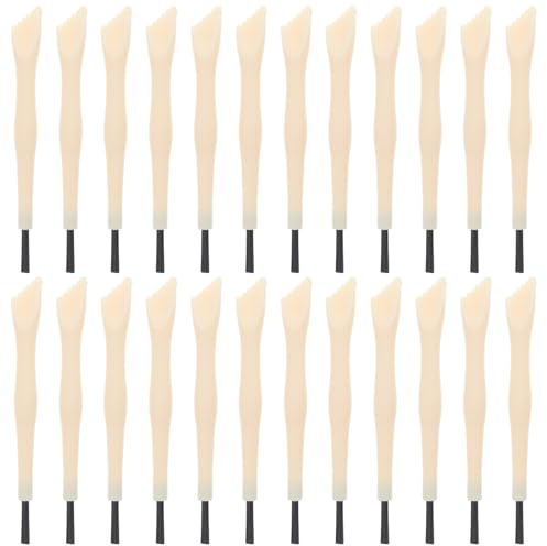 Gogogmee Set di 36 Strumenti di Scavo Archeologico per Kit di Attrezzi 2 in 1 Spazzola e Pala da 9 CM Giocattoli Educativi per Esplorazioni All’Aperto e Attività di Apprendimento