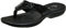 Clarks Women's Breeze Sea Flip-Flop, Black Patent, 6.5 UK