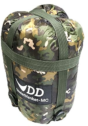 DD Hammocks Underblanket - Lightweight Camouflage Underquilt for Outdoor Hammock Camping, Multiseason Adventures Suitable to -5 Degrees Celsius