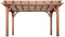 Backyard Discovery Pergola aus Holz 305x427 cm | Terrassenüberdachung freistehend für den Garten | Pavillon/Gartenpavillon Überdachung Wetterfest