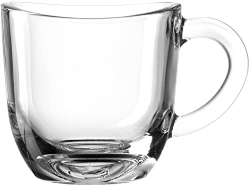 Leonardo Napoli Espresso-Tasse, 1 Stück, spülmaschinengeeigneter Espresso-Becher, kleine Kaffee-Tasse, mikrowellenfest, 80 ml, 1er Set 024201