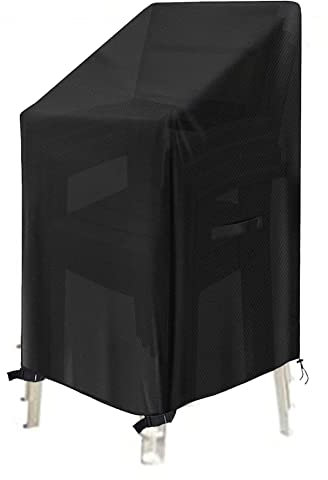 Jinmen Chaise Patio - Housses Protection pour Chaise Jardin | Housses Chaise d'extérieur terrasse Robuste avec Protection UV 2 pièces