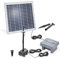 esotec Solar Teichpumpenset 15 550 LED, LiFePo4 Akku, Sprinklerpumpe 550/h, Erdspieß, Solarmodul 15W, Solarbrunnen Gartenteich, Wasserspiel Springbrunnenpumpe, Komplettset, außen 101937