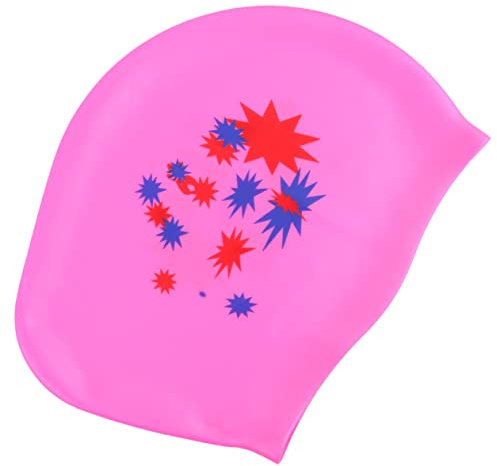 Kisangel Badehut Badekappen Schnarchen Schwimmende Ohrstöpsel Taucherbrille Ohrstöpsel Zum Schwimmen Aufkleber Bademütze Aus Stoff Frauen Uv Schwimmer Badehüte Für Damen Vor Rosa