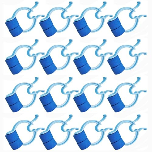 Bessy shop Nose Stop Clips,16 Pieces Nose Bleed Stopper Swimming Nose Clip Plastic Foam Nose Clips for Kids Adults in Emergency Accidents
