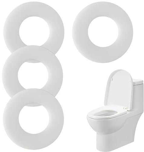 Lot de 4 joints de cloche de chasse - 63 x 32 x 3 mm Pièces de rechange pour Geberit n° 816.418.00.1 - Compatible avec les réservoirs de chasse Geberit - Joint plat - Valve de chasse - Joint