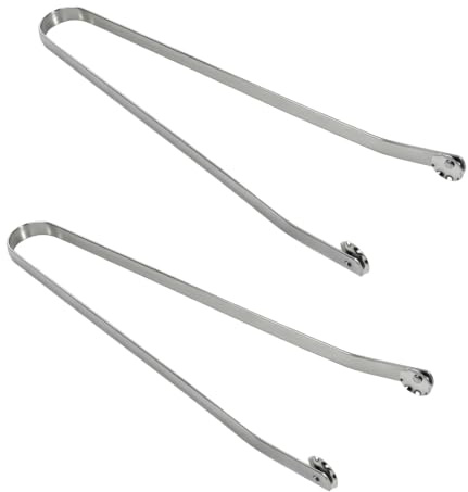 Canxyeun 2 Piezas Pinzas Para Barbacoa,40cm,De Acero Inoxidable Con Rueda Giratoria,Pinzas Cocina Mango Largo Para Girar Carne Y Salchichas Sin Perforar,Utensilios Barbacoa Camping Y Parrilla