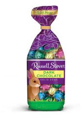 Russell Stover Dark Chocolate Easter Eggs Bag, 9 oz.