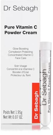 Dr Sebagh – Vitamin C Powder Cream (1.95g) Travel Size [Clinically Proven Radiance] – Vitamin C Cream for Face – Glow Boosting Skincare – Vitamin C Cream for Dark Spots, Eye, Face & Acne